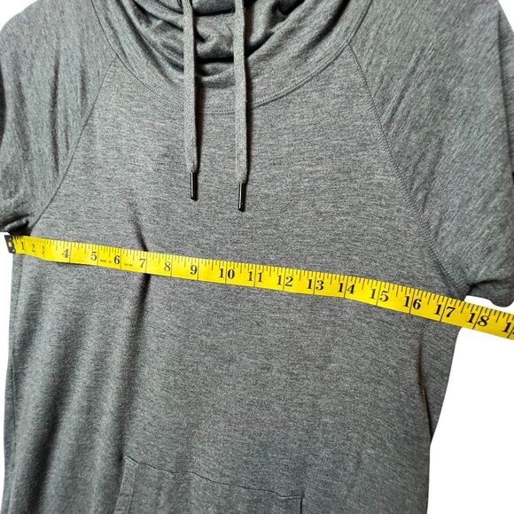 Gaiam Womens Gray Short-Sleeve Hoodie Dress Size: XS - Picture 10 of 12